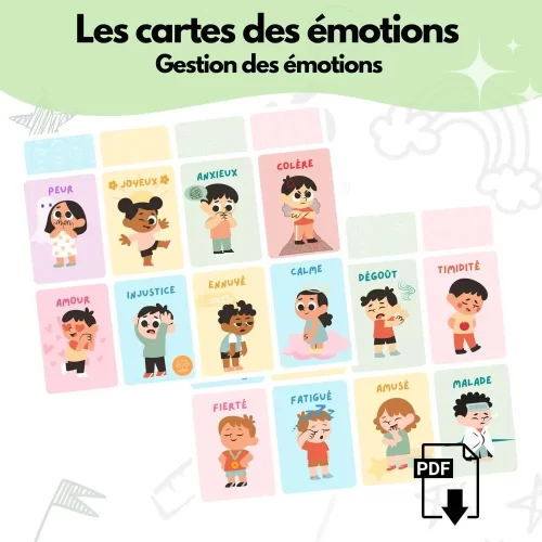 16 Cartes des émotions