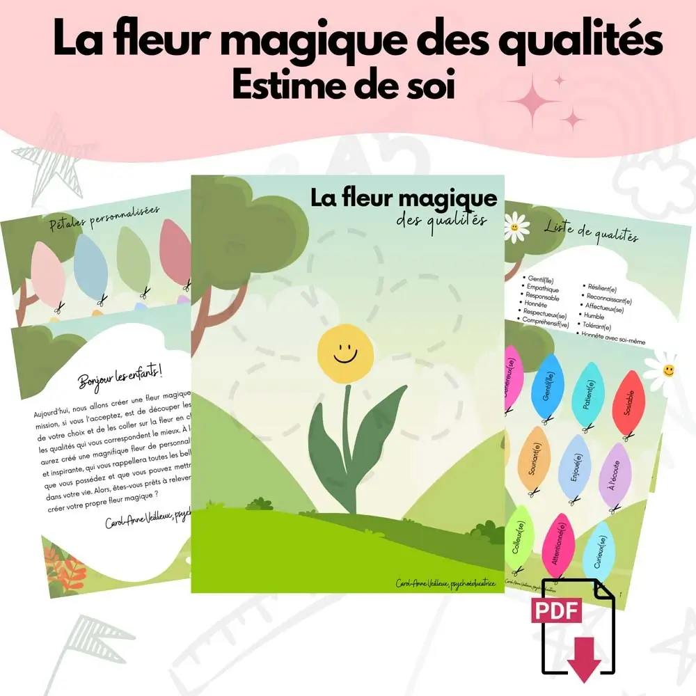 La fleur magique des qualités