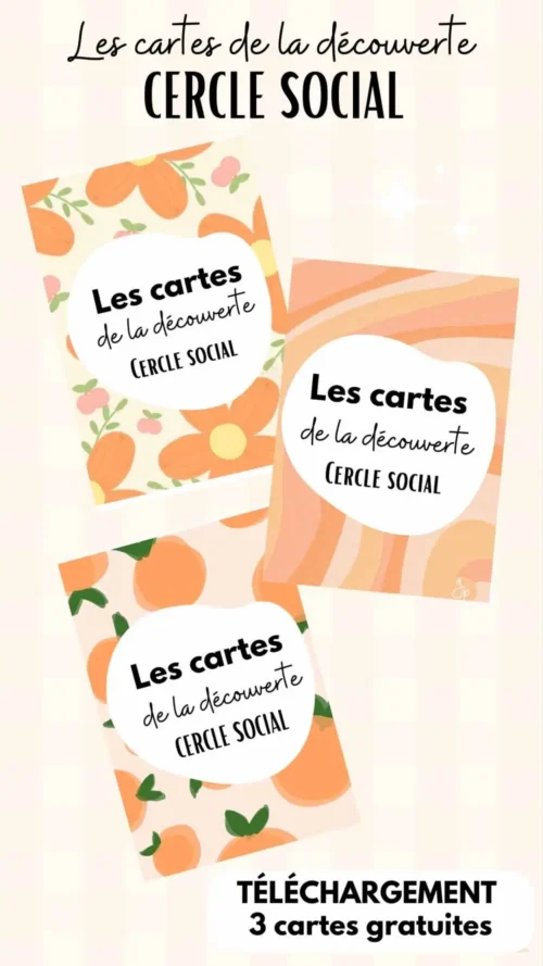 Découverte Cercle Social - 3 cartes gratuites