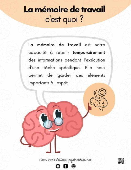 La mémoire de travail