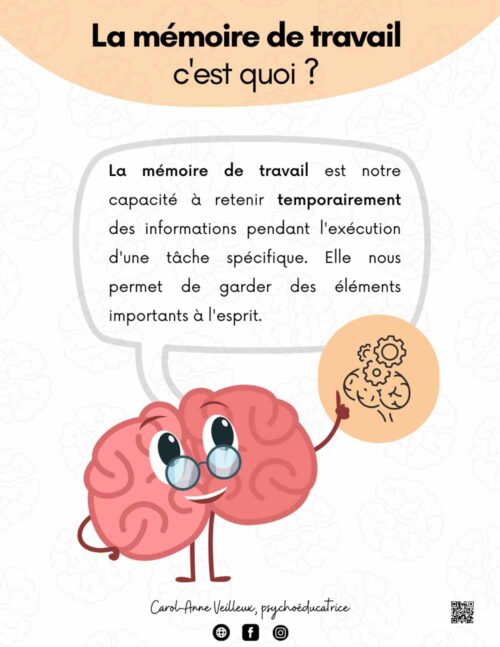 La mémoire de travail