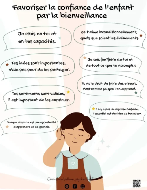 Favoriser la confiance de l'enfant