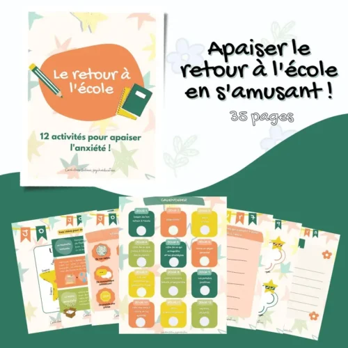 Le retour à l’école – apaiser l’anxiété orange et vert