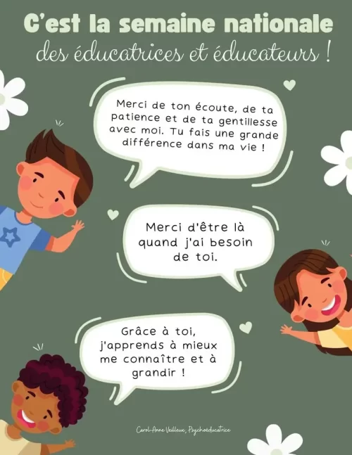 Semaine des éducatrices et éducateurs