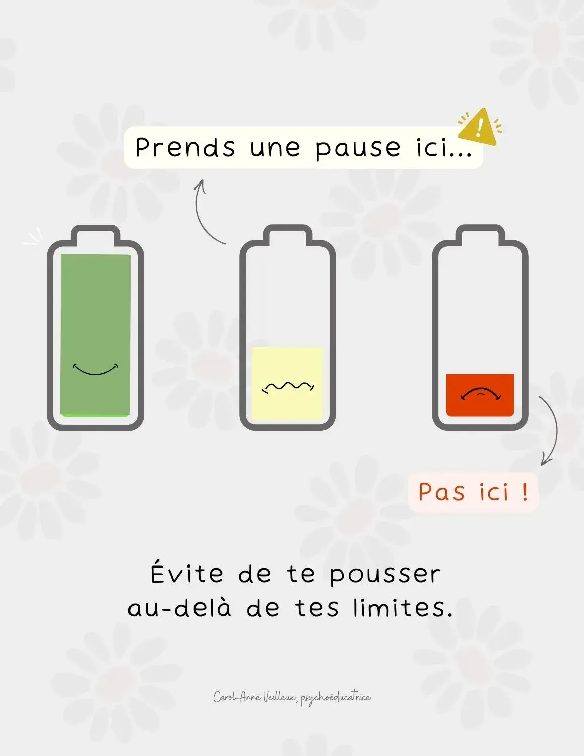Prends une pause ici!