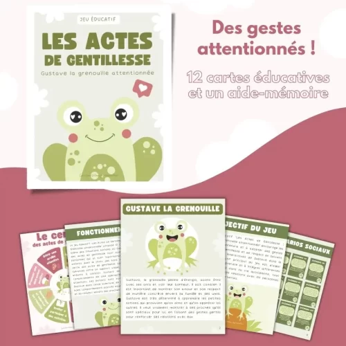 Actes de gentillesse - Gustave la grenouille attentionnée