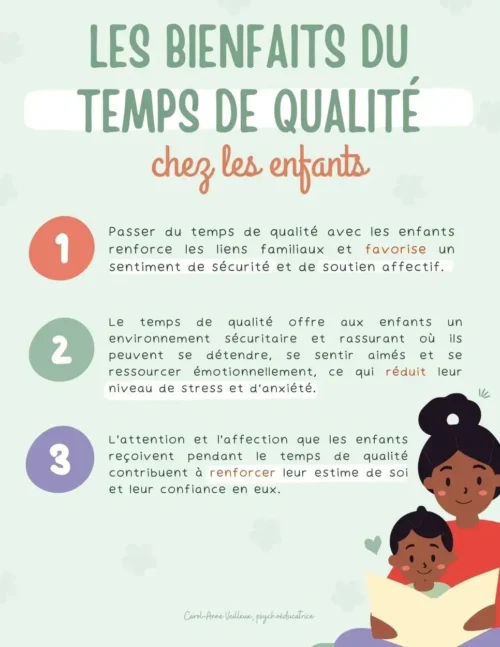 Les bienfaits du temps de qualité