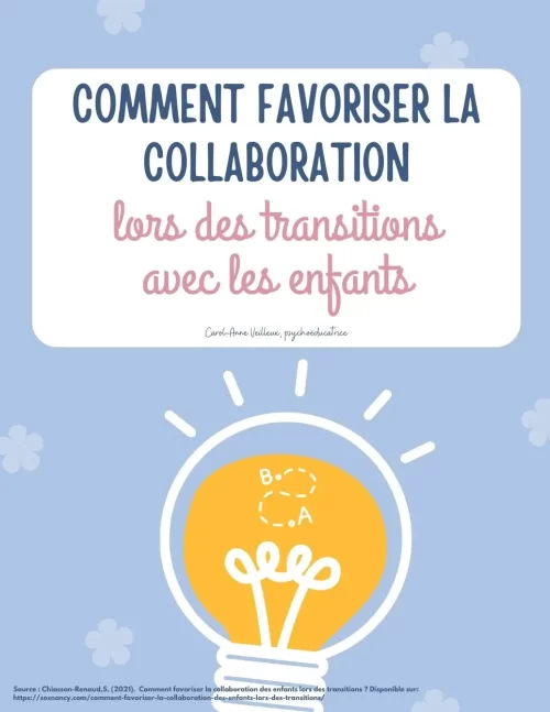 Les transitions enfants - Favoriser la collaboration - Soutiensolutions (2)