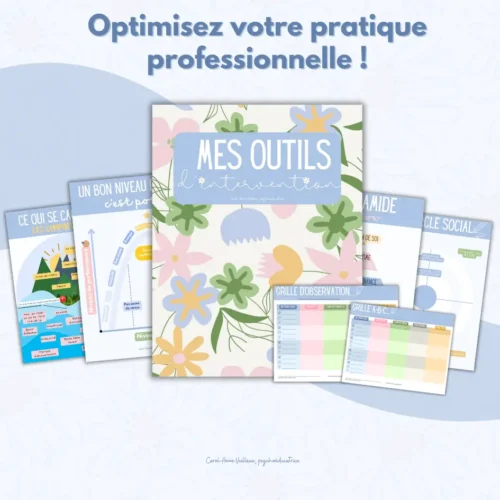 Mes outils d’intervention pour optimiser la pratique professionnelle