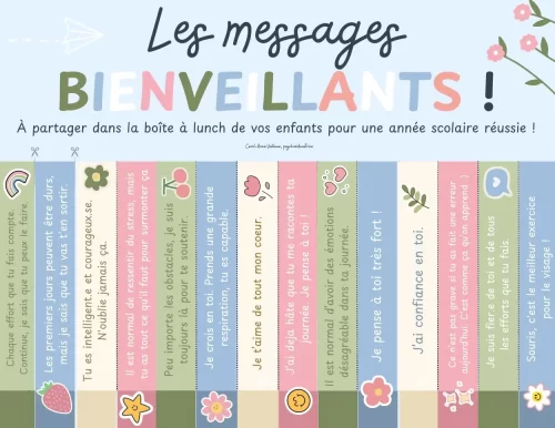 Les messages bienveillants - Soutiensolutions