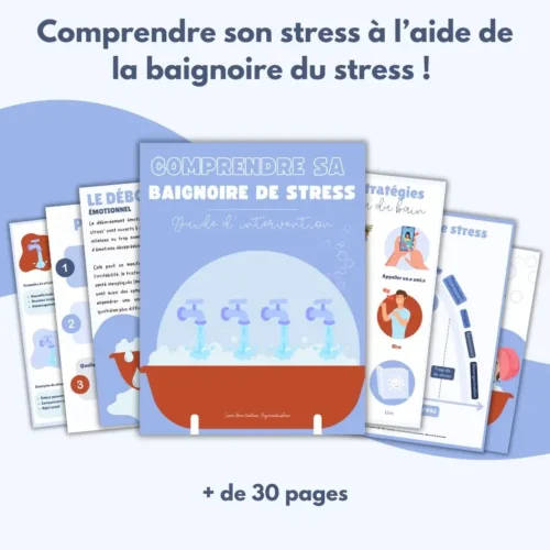 Baignoire du stress – Cahier d’intervention