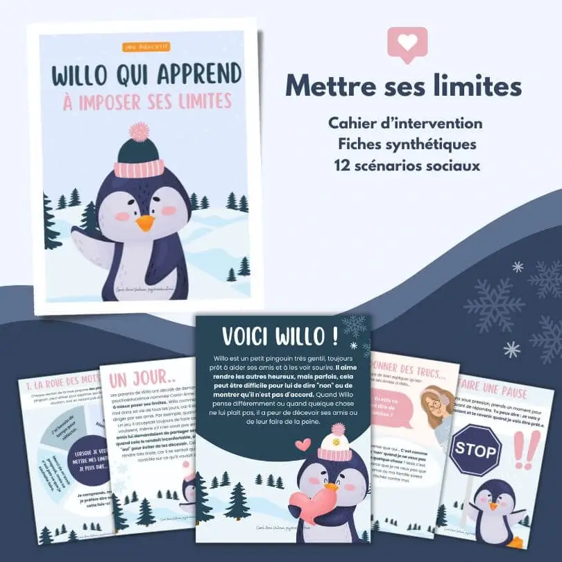 Imposer ses limites avec Willo – Cahier d’intervention