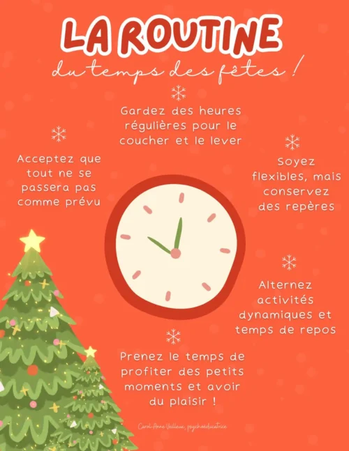 La Routine du Temps des Fêtes
