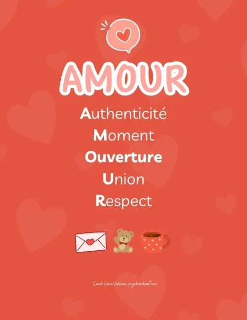 AMOUR - Acronyme pour cultiver les liens positifs - Hero - Soutiensolutions