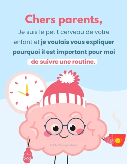 Le petit cerveau et la routine