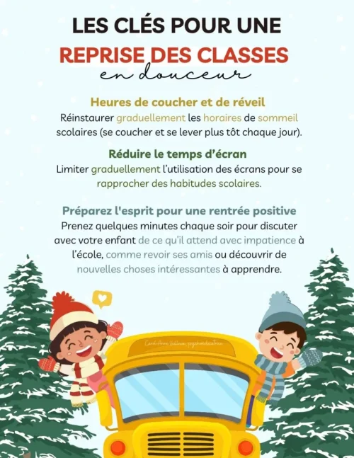 Les clés pour une reprise des classes en douceur