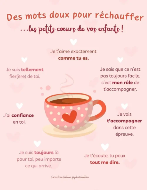 Réchauffez les petits coeurs de vos enfants