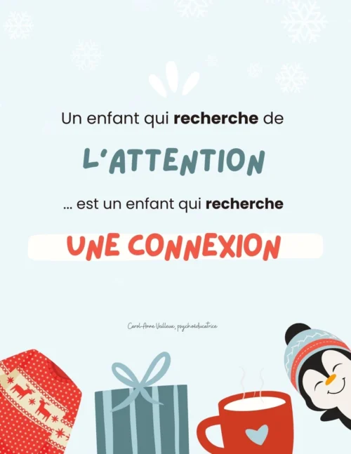 Un enfant qui recherche de l'attention...