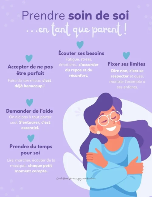 Prendre soin de soin en tant que parent - Soutiensolutions