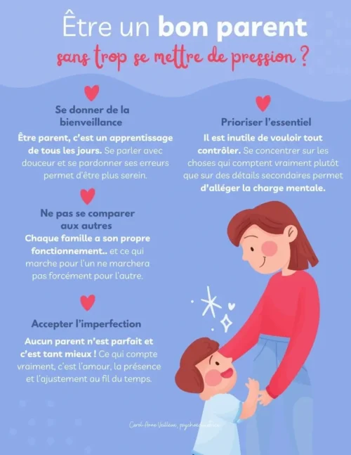 Être un bon parent sans trop se mettre de pression ?