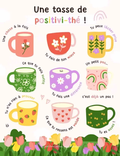 Une tasse de positivi-thé - Printemps