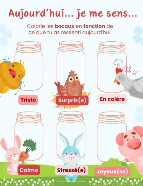 Aujourd'hui, je me sens..