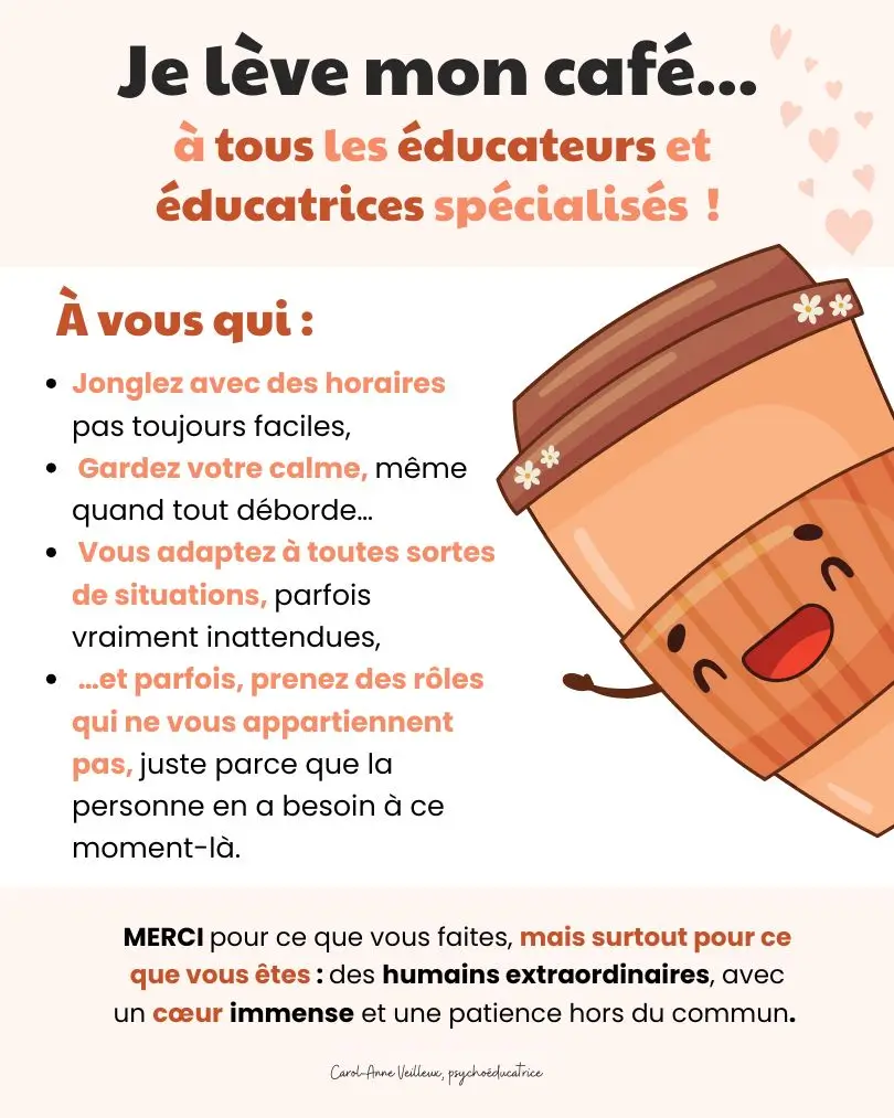 Je lève mon café