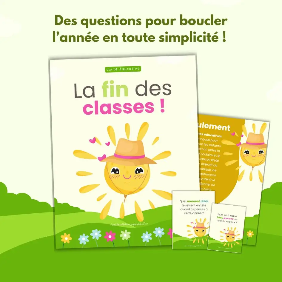 La fin des classes – Transition vers les vacances