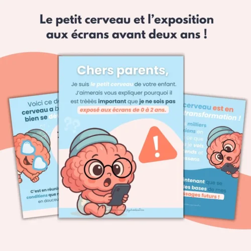 Petit cerveau - Exposition aux écrans avant 2 ans