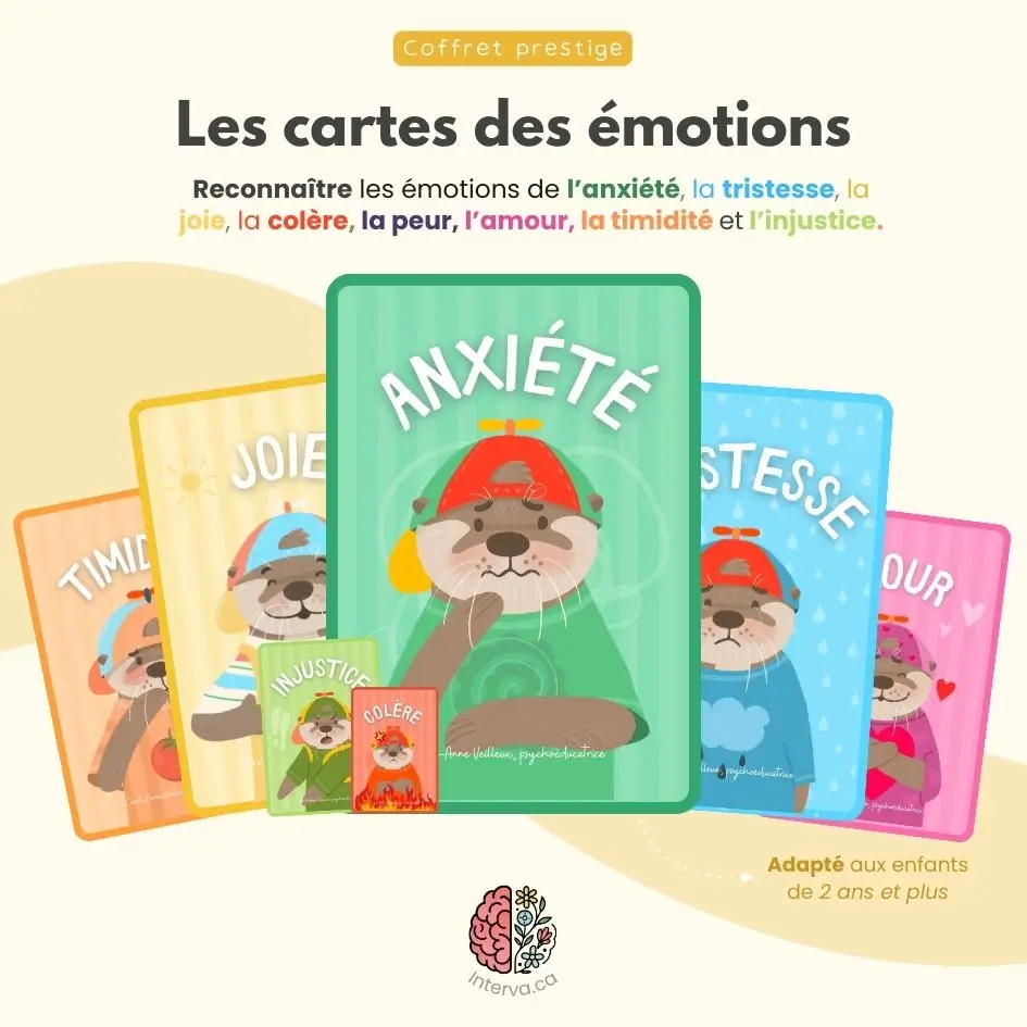 Les cartes des émotions avec Léo