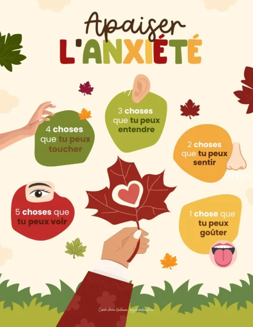 Apaiser l’anxiété avec les 5 sens