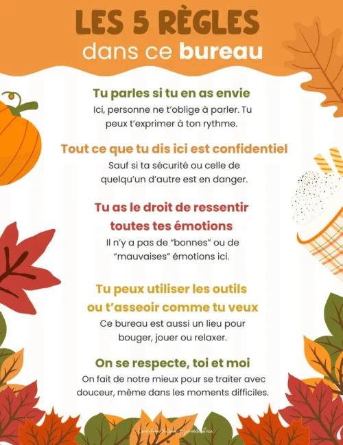 Les 5 règles dans ce bureau - Interva