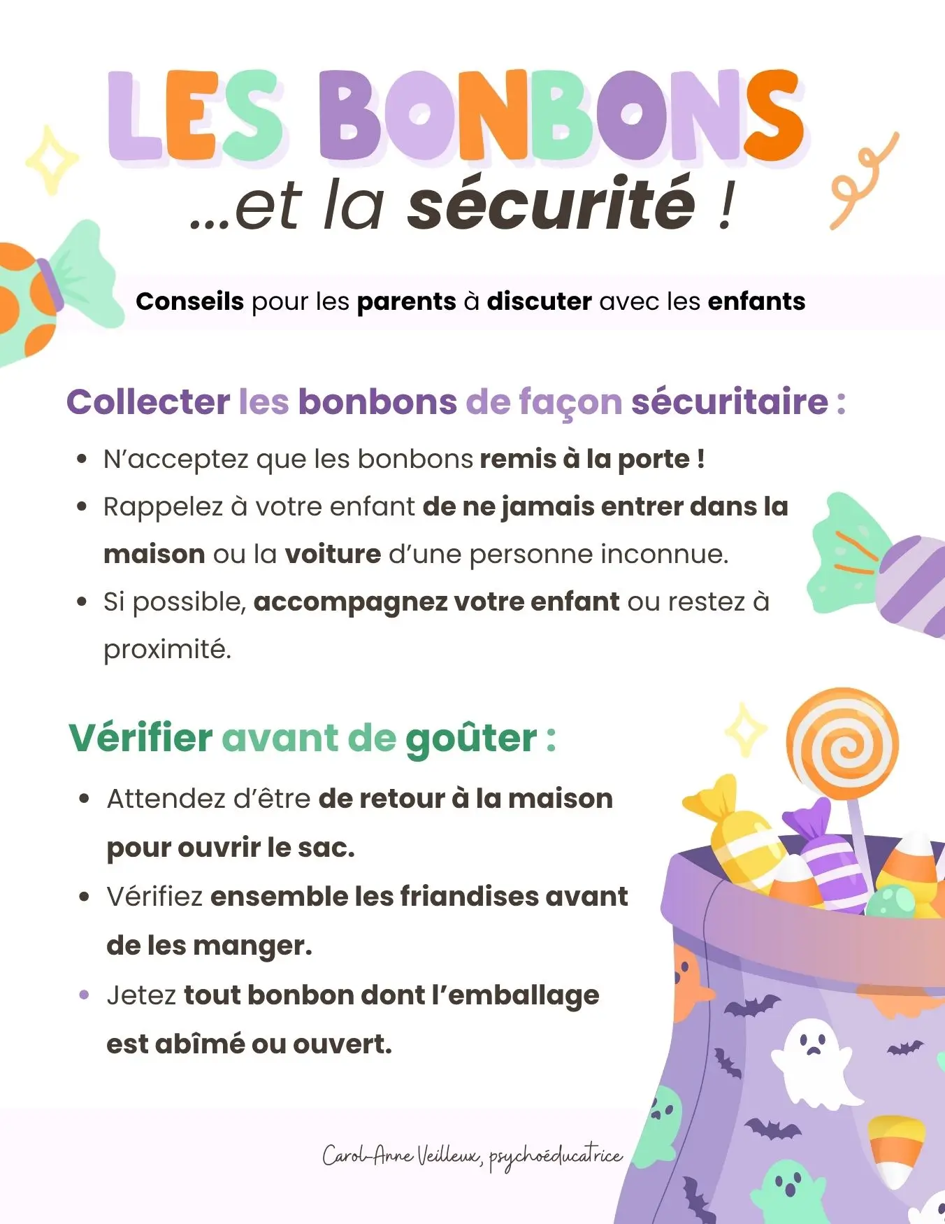 Les bonbons et la sécurité