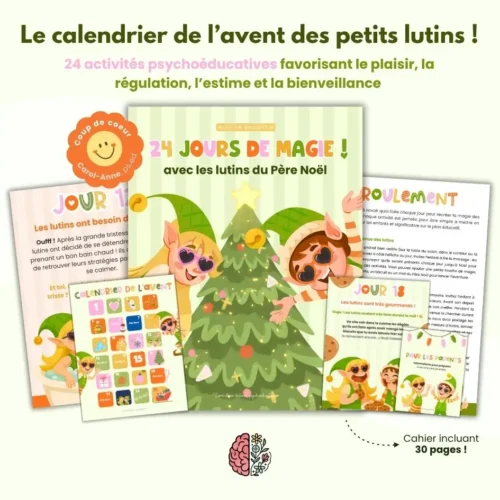 Le calendrier de l’avent des petits lutins