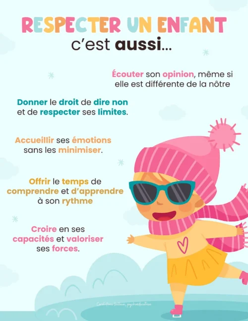 Respecter un enfant, c’est aussi…