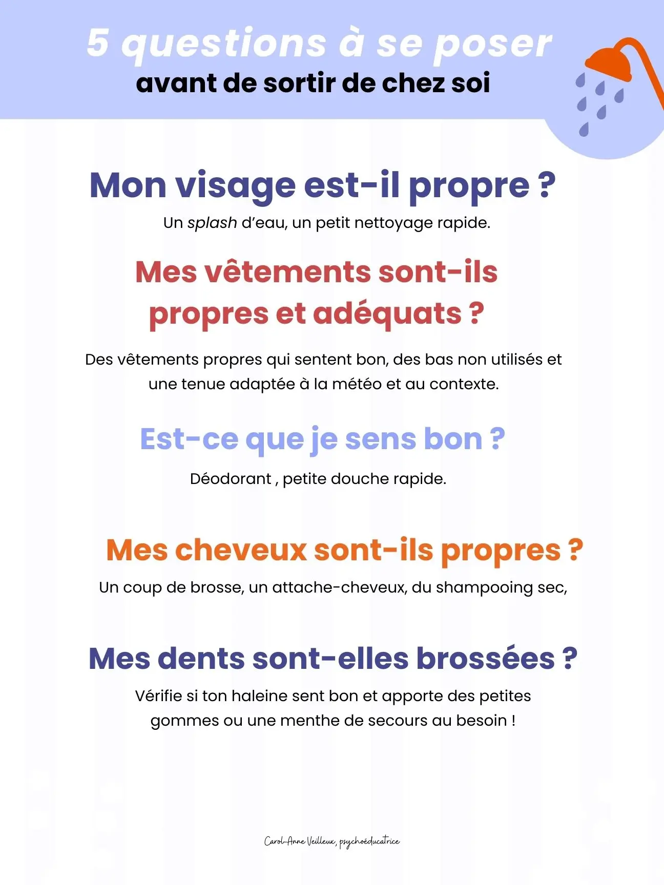 5 questions à se poser avant de sortir de chez soi
