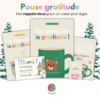 Les tasses de la gratitude