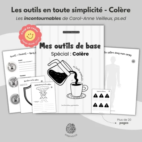 Mes outils de base en toute simplicité - Colère - Interva