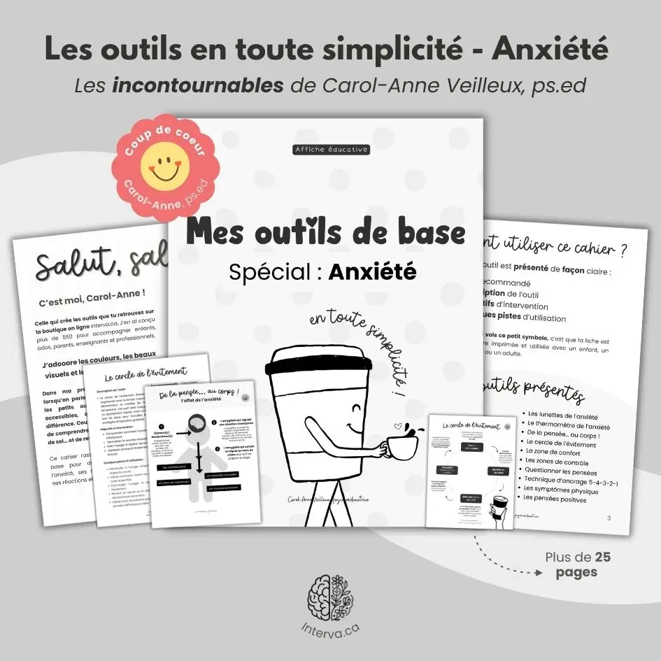 Mes outils de base en toute simplicité - Spécial Anxiété
