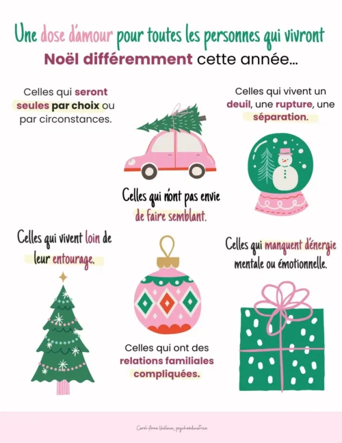 Dose d’amour pour ceux qui vivront Noël différemment
