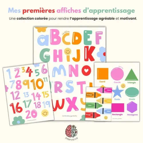 Mes premières affiches d’apprentissage