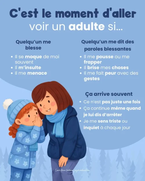 C’est le moment d’aller voir un adulte si…