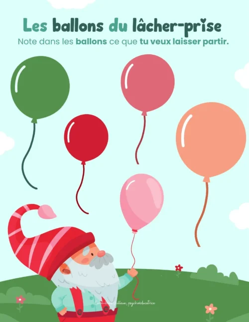 Les ballons du lâcher-prise