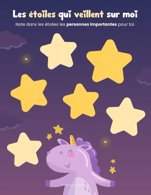 Les étoiles qui veillent sur moi