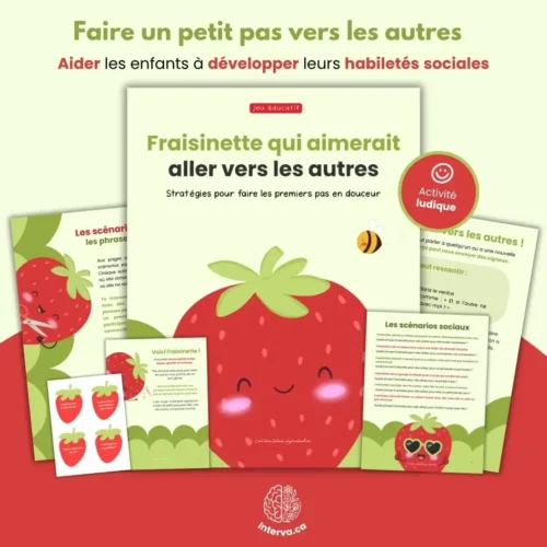Fraisinette qui aimerait aller vers les autres