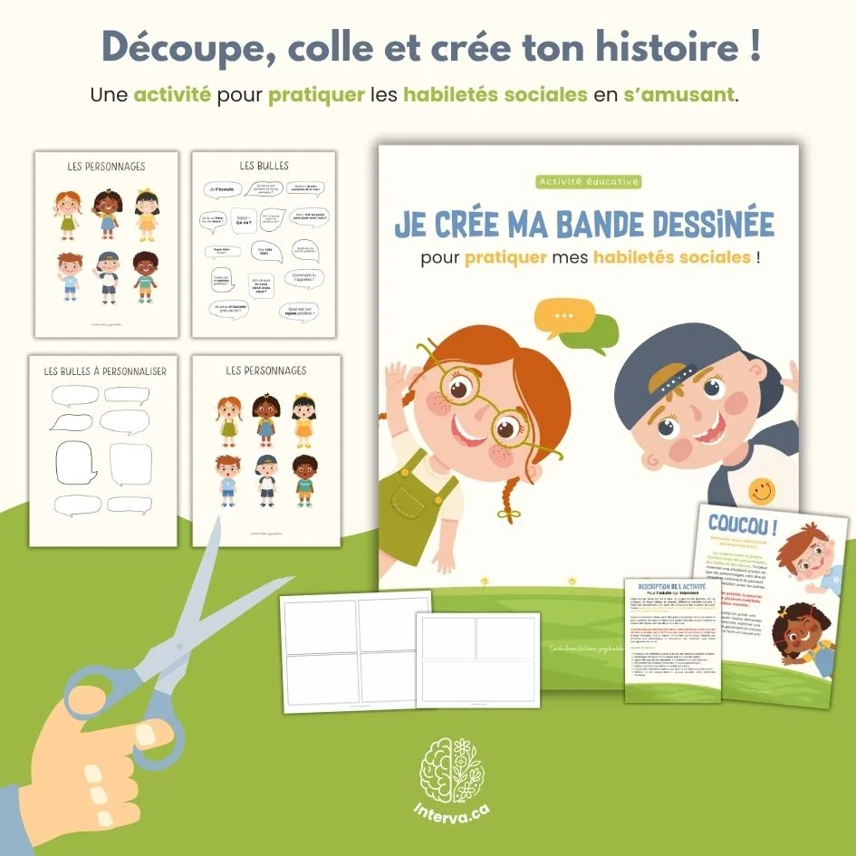 Je crée ma bande dessinée