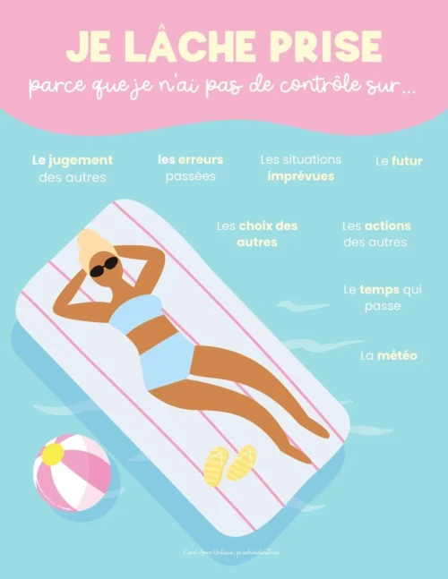 Je lâche prise... je n'ai pas de contrôle sur...