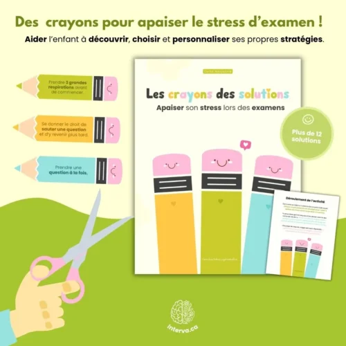 Les crayons des solutions – Apaiser son stress lors des examens