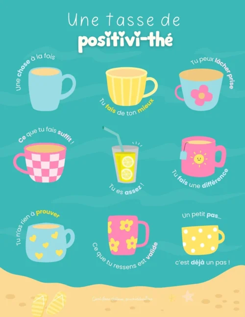 Une tasse de positivi-thé juillet