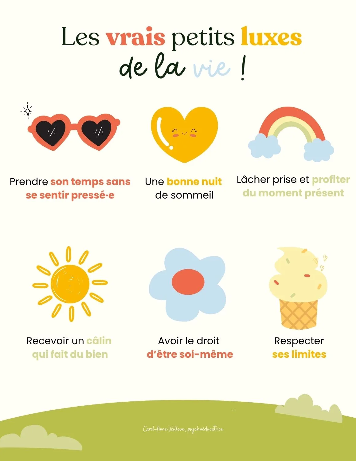 Les vrais petits luxes de la vie